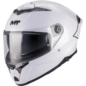 Мотоциклетна каска MT Thunder 4 R Pure A0, бяла