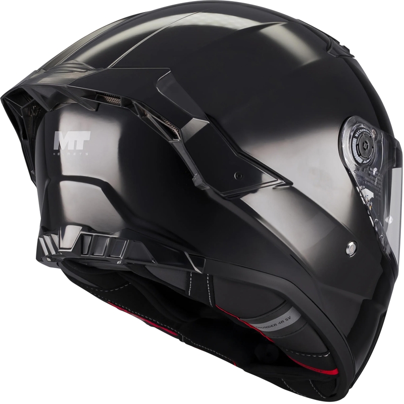 Мотоциклетна каска MT Thunder 4 R Pure A1 черна