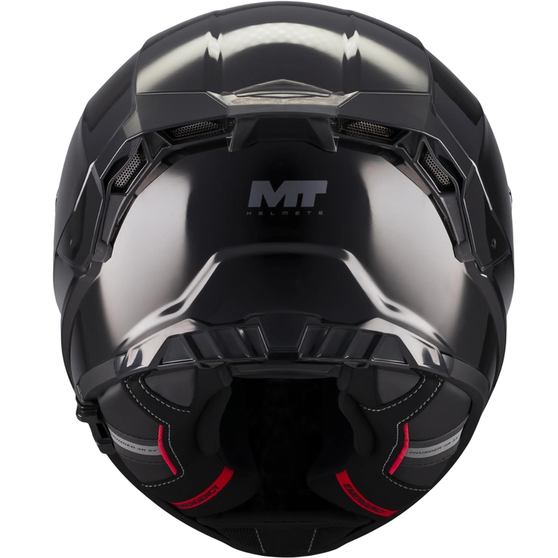 Мотоциклетна каска MT Thunder 4 R Pure A1 черна