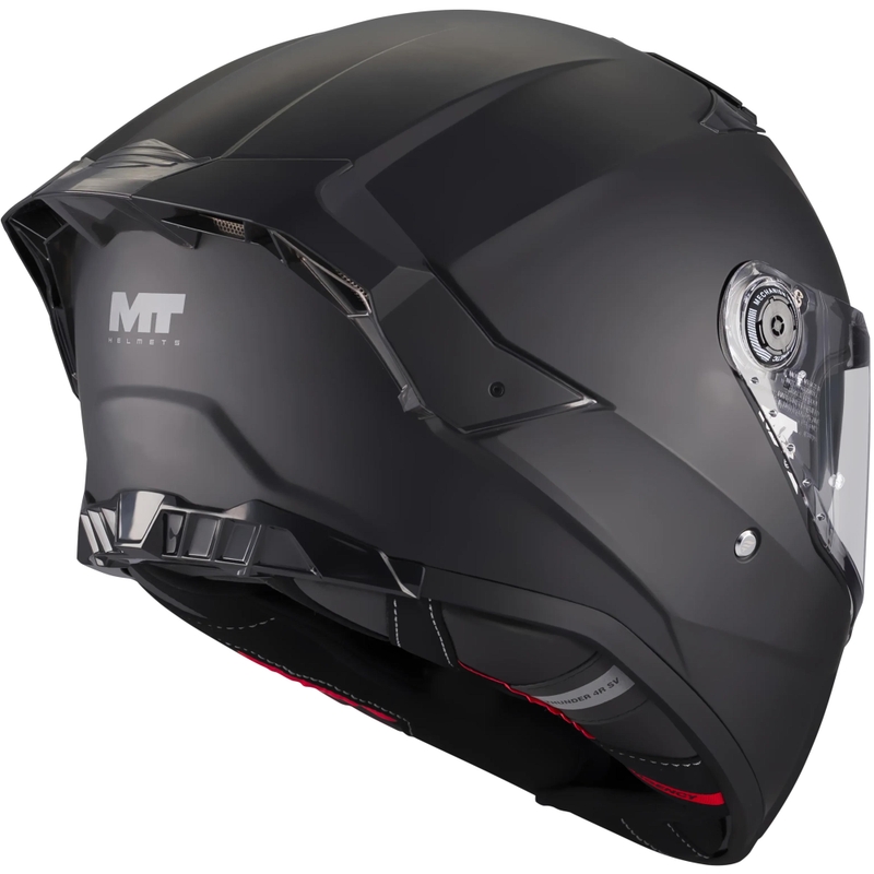 Мото каска за цял нос MT Thunder 4 R Pure A1, матово черна
