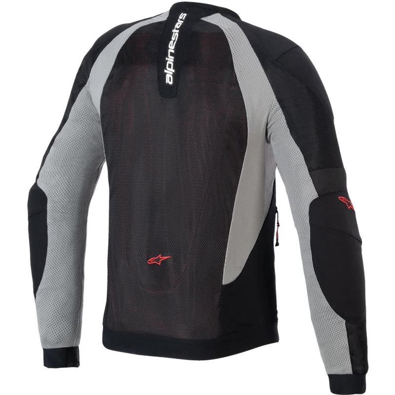 Мото яке Alpinestars TROOP-AIR PRO черно-светло сиво-червено