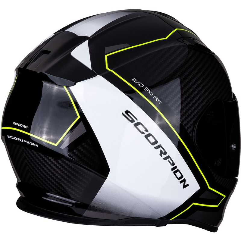 Integrální přilba Scorpion EXO-510 Air Frame černo-bílo-fluo žlutá výprodej