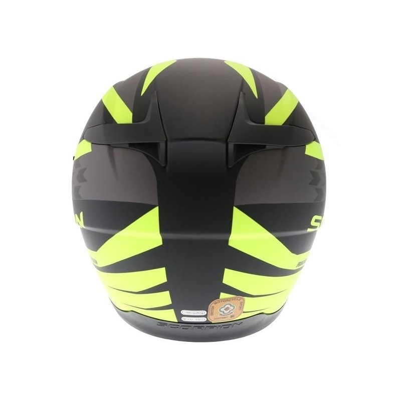Integrální přilba Scorpion EXO-490 Genesi černá matná-fluo žlutá výprodej