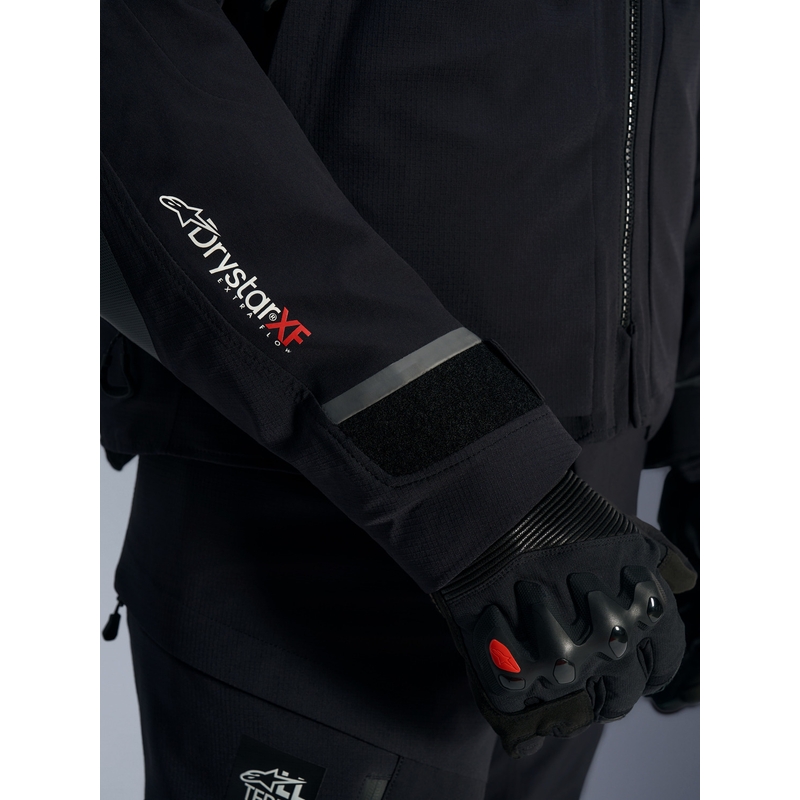 Мото яке Alpinestars Andes PRO Drystar XF черно-тъмносиво