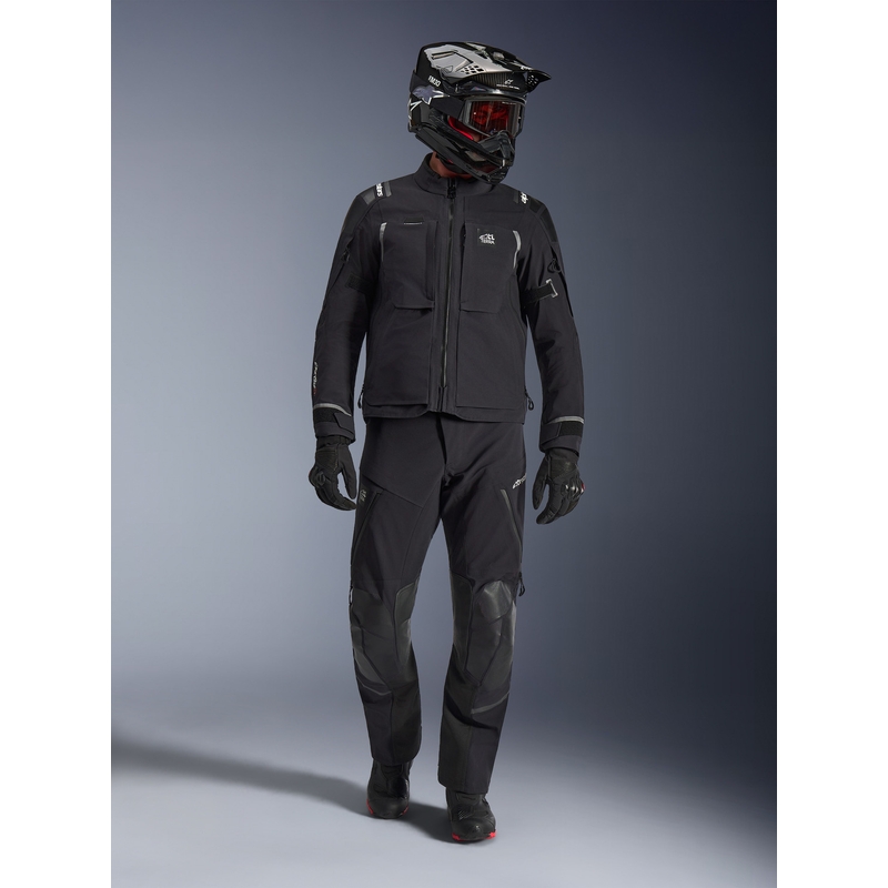 Мото яке Alpinestars Andes PRO Drystar XF черно-тъмносиво