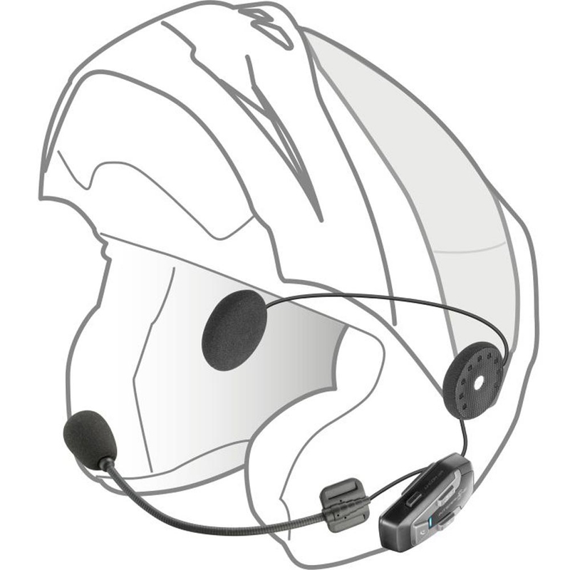 Bluetooth слушалки Interphone U-COM6R - двойна опаковка