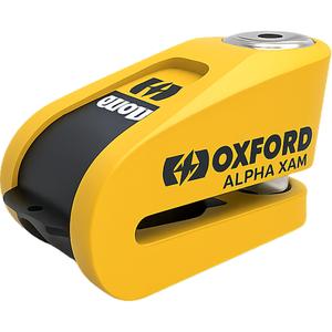 Заключващ механизъм за дискова спирачка Oxford Alpha Alarm XA14 жълто-черен
