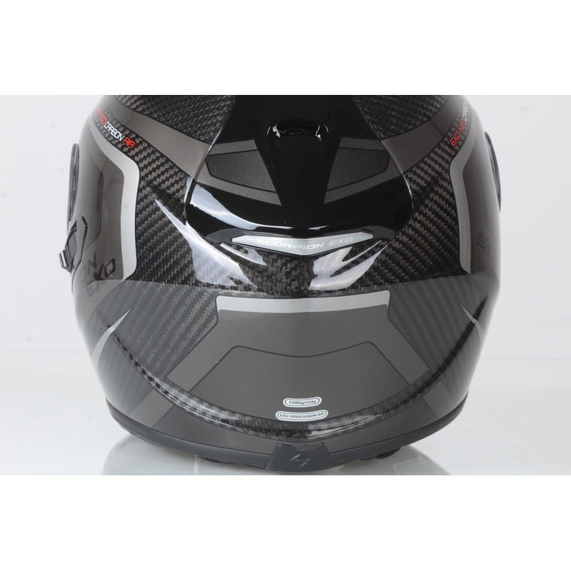 Integrální přilba Scorpion EXO-1400 Carbon Air Esprit černo-stříbrná výprodej