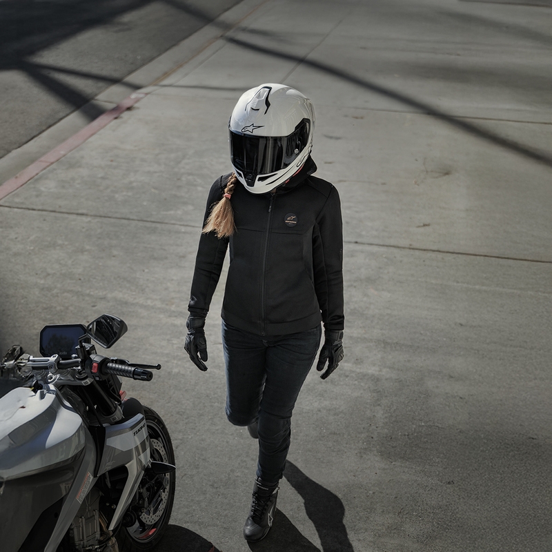 Alpinestars S-R7 Solid, пълнолицева мотоциклетна каска, бяла