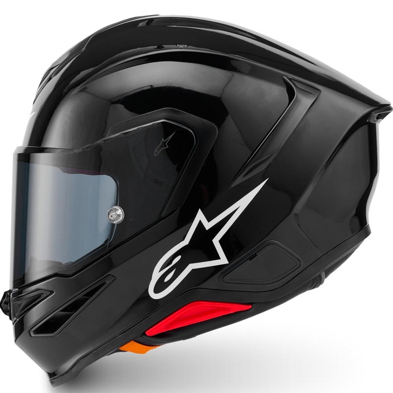 Alpinestars S-R7 Solid, мотоциклетна каска с пълно лице, черна