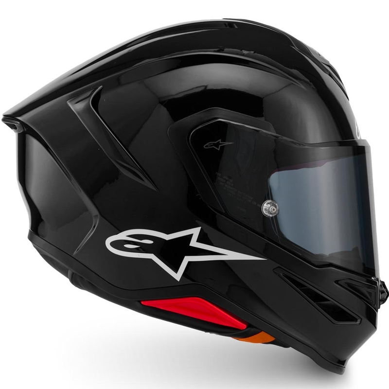 Alpinestars S-R7 Solid, мотоциклетна каска с пълно лице, черна
