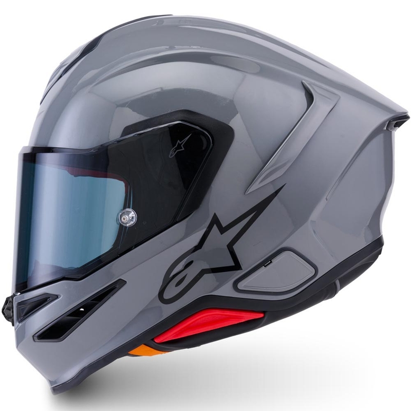 Alpinestars S-R7 Solid, мотоциклетна каска за цял нос, сива