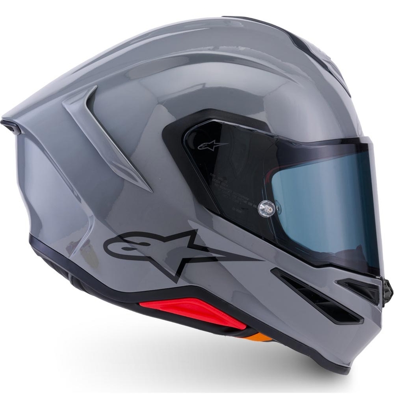Alpinestars S-R7 Solid, мотоциклетна каска за цял нос, сива