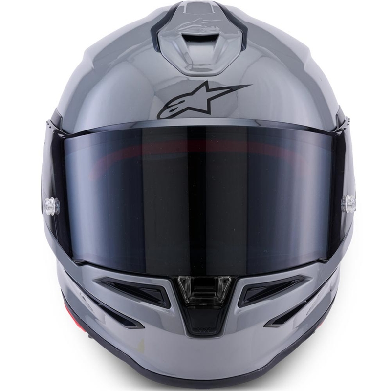 Alpinestars S-R7 Solid, мотоциклетна каска за цял нос, сива