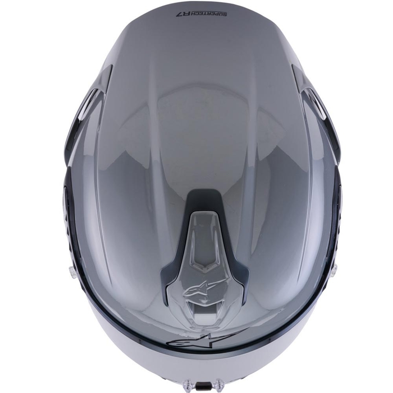 Alpinestars S-R7 Solid, мотоциклетна каска за цял нос, сива