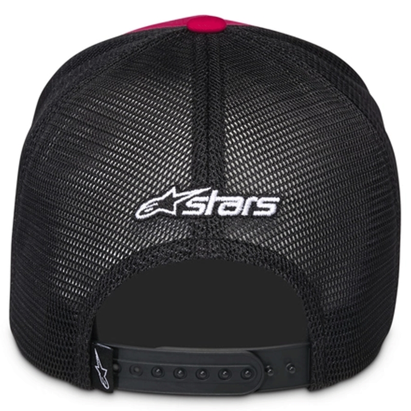 Шапка за шофьор на камион Alpinestars Ageless Shadow, червено-черна