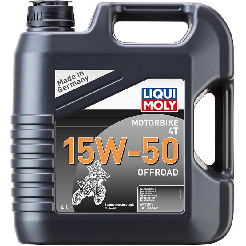 Синтетично моторно масло LIQUI MOLY Motorbike 4T 15W50 Offroad 4 л
