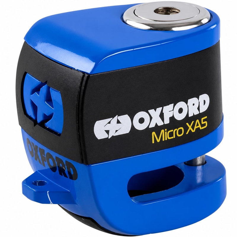 Заключващ механизъм за дискова спирачка Oxford Micro XA5 - лимитирана серия, син