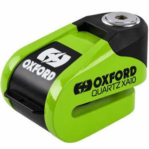 Заключване за дискова спирачка Oxford Quartz Alarm XA10 - лимитирана серия, зелено