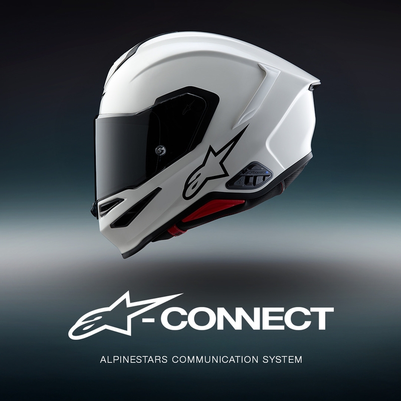 Bluetooth домофон за мотоциклети Alpinestars A-CONNECT система, черен