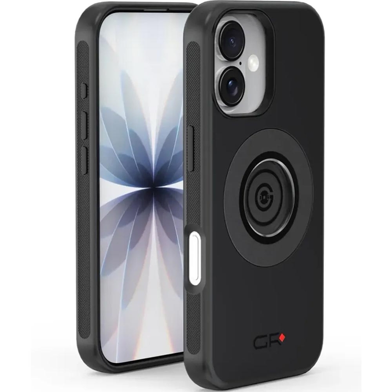 Бързо освобождаващ се калъф за телефон Apple iPhone 16 GRxplore черен