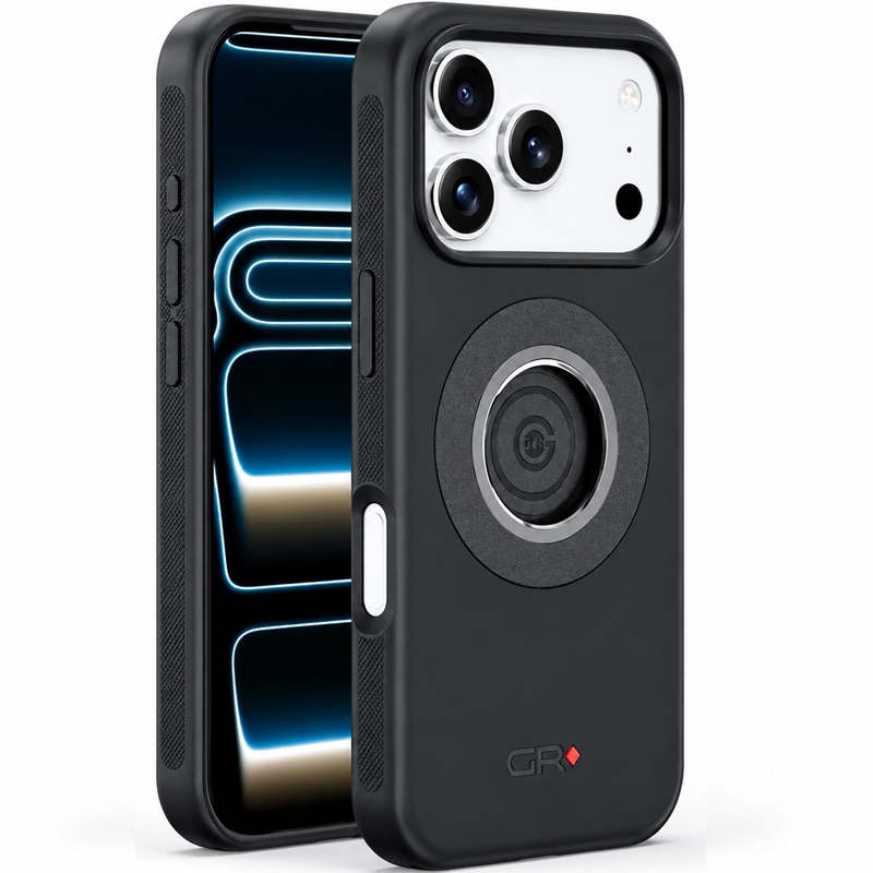 Бързо освобождаващ се калъф за телефон Apple iPhone 17 Pro GRxplore черен