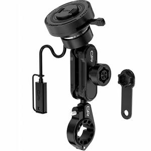 Държач за телефон за кормило със сертифицирано Qi2 зареждане GRxplore MW60 черен