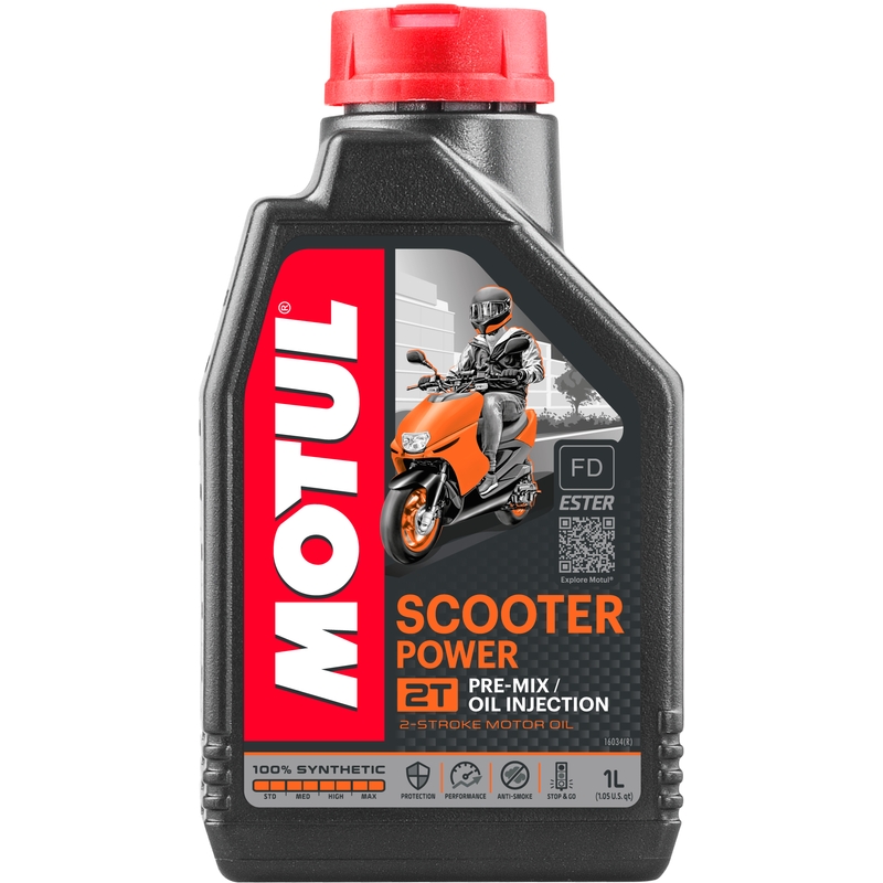 Масло Motul Scooter Power 2T 1л