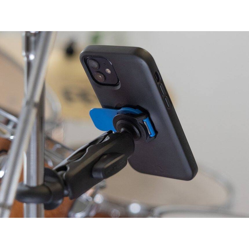 Quad Lock® 360 държач за телефон с лост за освобождаване, синьо-черен