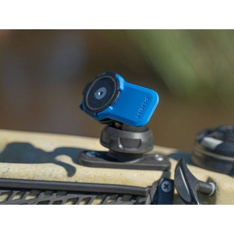 Quad Lock® 360 държач за телефон с лост за освобождаване, синьо-черен