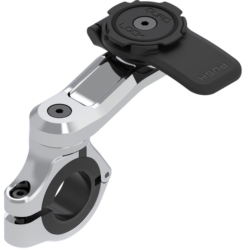 Quad Lock® PRO стойка за телефон за кормило, хромирана