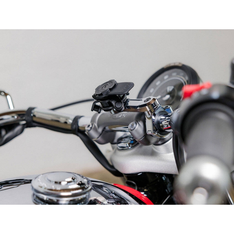 Quad Lock® PRO стойка за телефон за кормило, хромирана