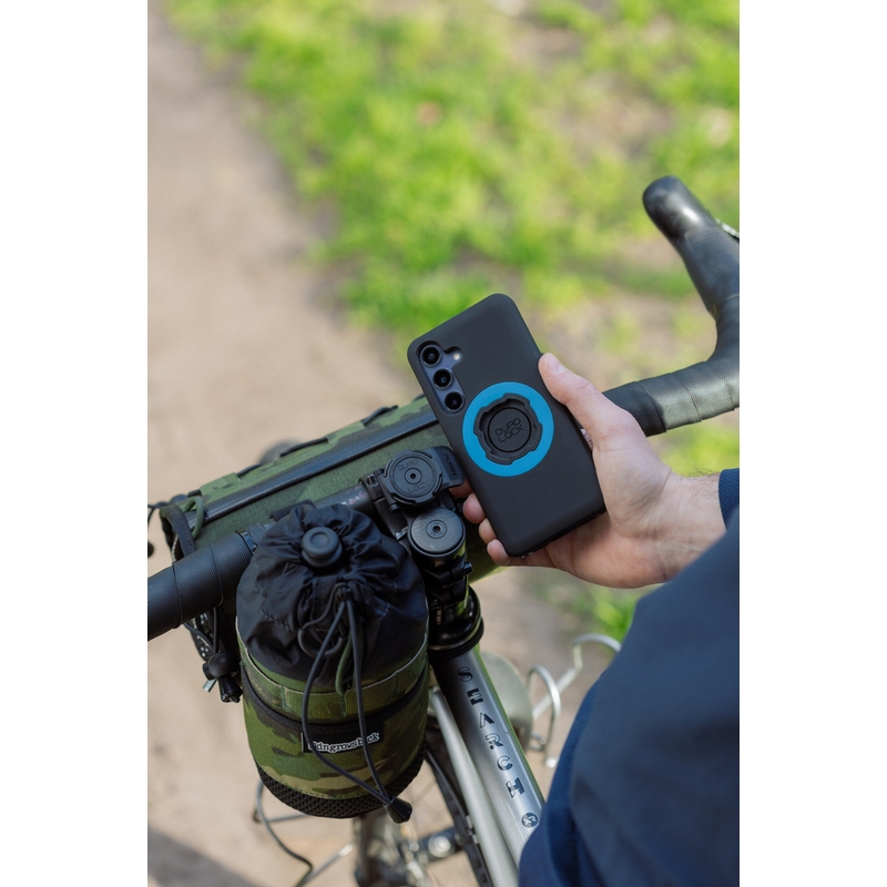Монтаж на капачката на кормилото Quad Lock®, черен
