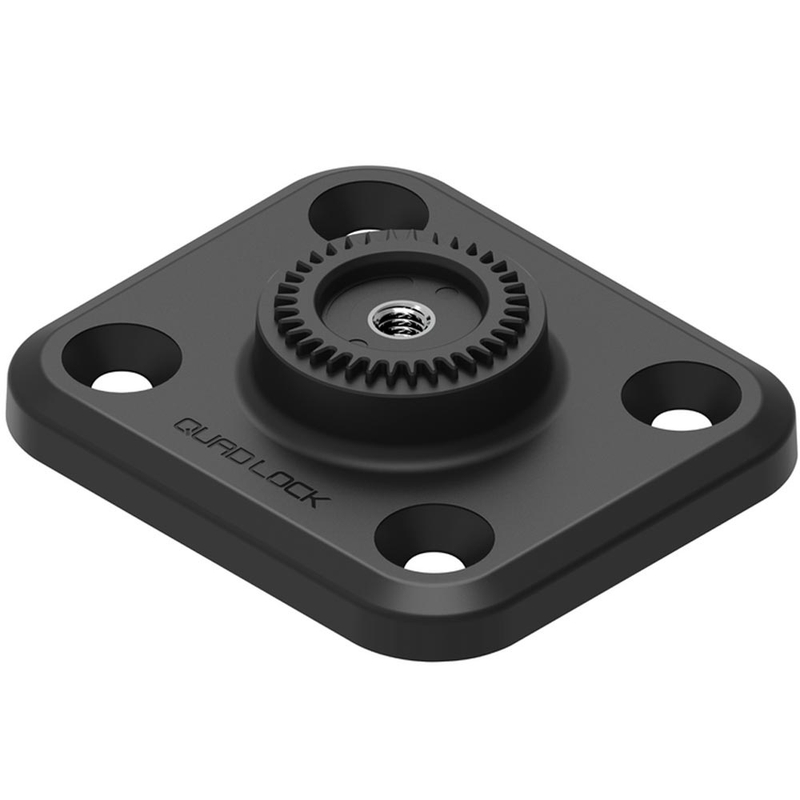 Quad Lock® 360 Плоска основа Черна