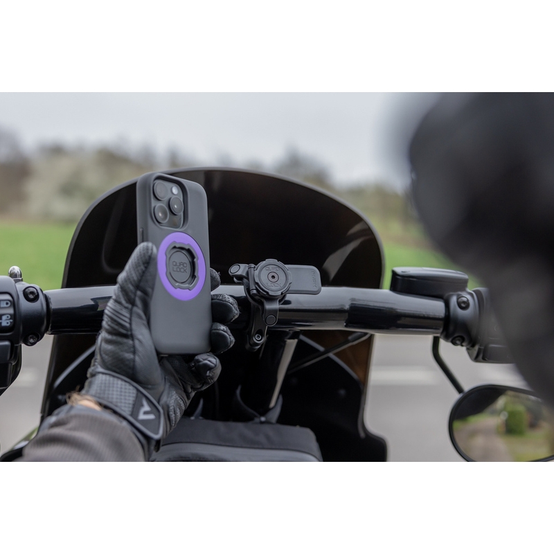 Quad Lock® PRO Голям държач за телефон за кормило, черен