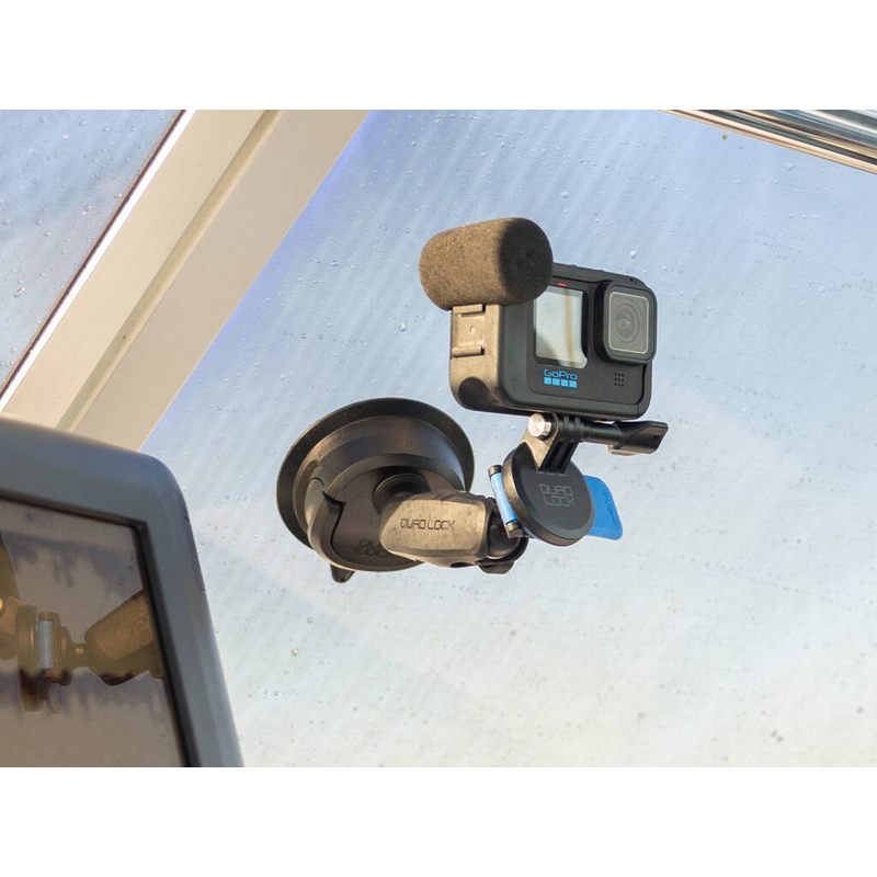 Адаптер за екшън камера Quad Lock® - стандартен GoPro черен