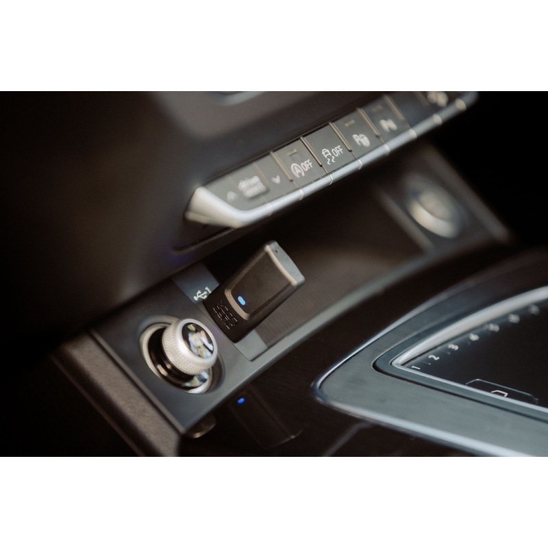 Безжичен адаптер Quad Lock® CarPlay/Android Auto, черен