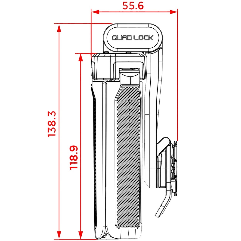 статив Quad Lock® черен
