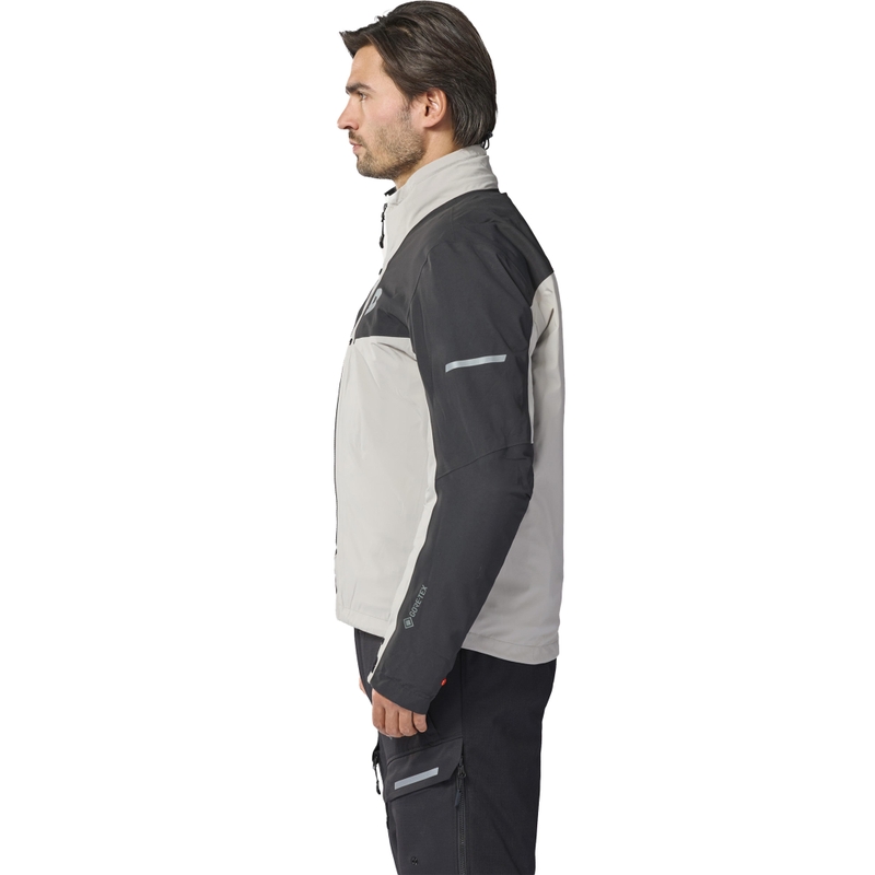 Мотоциклетно яке Revit Defender 4 GTX, антрацитно-червено