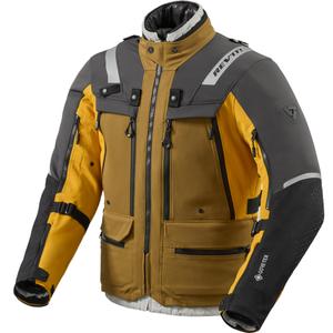 Мотоциклетно яке Revit Defender 4 GTX черно-жълто