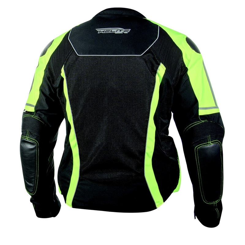 Яке с въздушна възглавница HELITE Vented black-fluo yellow