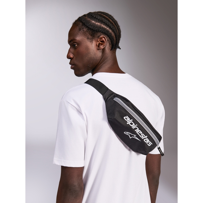 Чанта за кръста Alpinestars Only Linear 2L черно-бяла