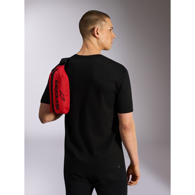 Чанта за кръста Alpinestars Only Linear 2L червено-черна