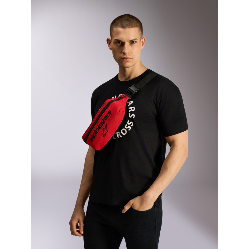 Чанта за кръста Alpinestars Only Linear 2L червено-черна