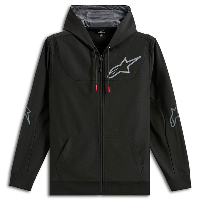 Alpinestars Sessions 3 Суичър с качулка, черно-сив