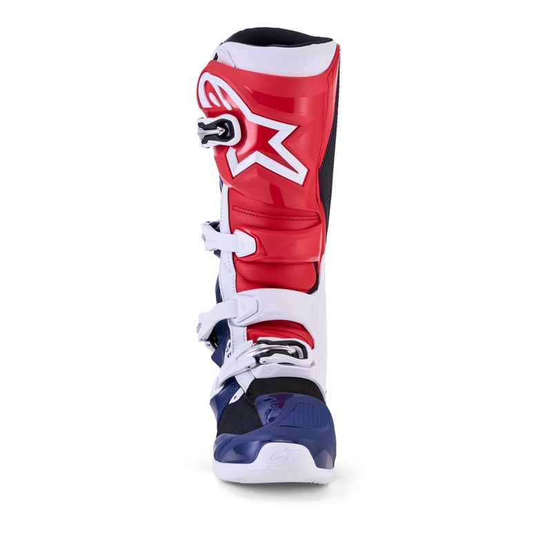 Мотокрос ботуши Alpinestars TECH 7 UNITY червено-бяло-синьо