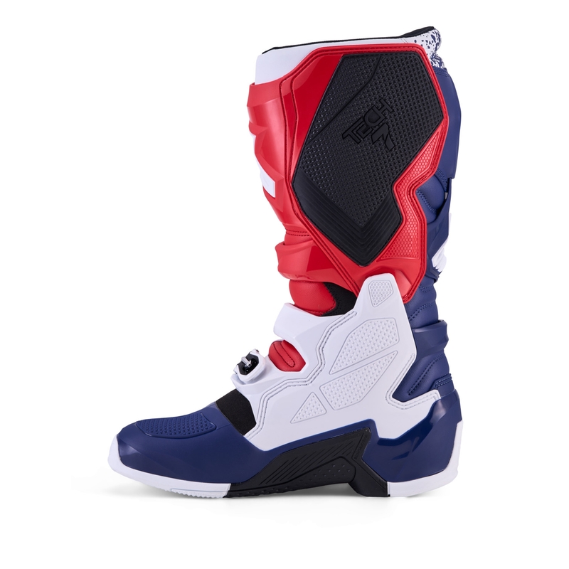 Мотокрос ботуши Alpinestars TECH 7 UNITY червено-бяло-синьо