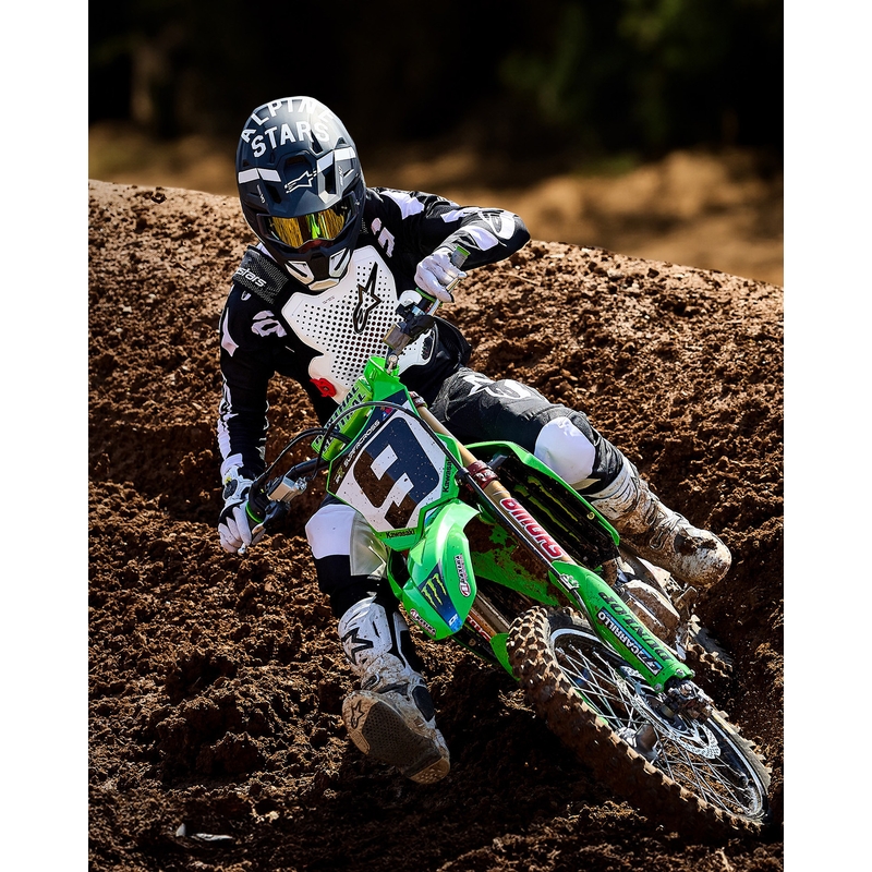 Жилетка Alpinestars TECH-AIR®MX Plasma с въздушна възглавница, бяло-черно-червена