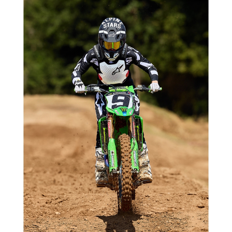 Жилетка Alpinestars TECH-AIR®MX Plasma с въздушна възглавница, бяло-черно-червена