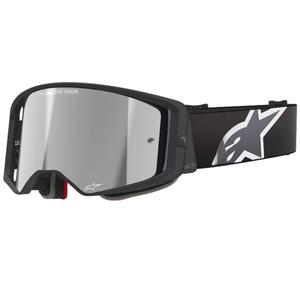 Alpinestars Supertech Corp Очила за мотокрос черни и сиви със сребърни лещи